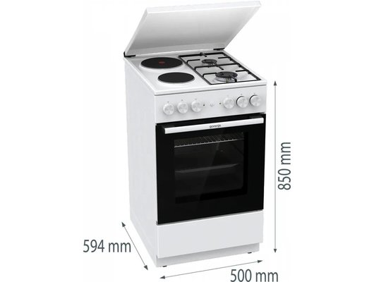 Плита комбинированная GORENJE GK5A12WG